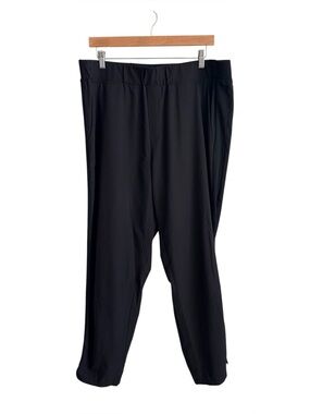Quince Performance Tech Ankle Pants Black XL Stretch Travel Pants